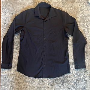 LULULEMON New Venture long sleeve Mens Dress Shirt - Black